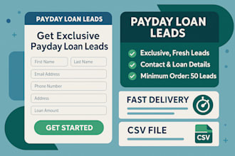 generate exclusive payday loan leads