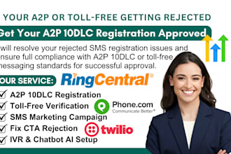 do twilio ghl a2p 10dlc registration toll free verification approval aichatbot
