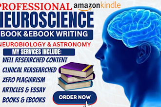 write neuroscience, neurology, medical, mental health, health and fitness ebook