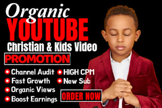 promote and drive views to your nursery rhymes and kids learning youtube video