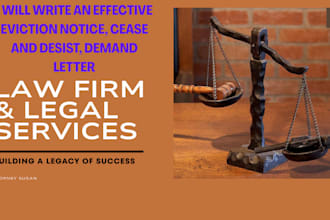 write an effective eviction notice, cease and desist, demand letter