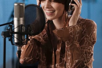 be your female rock vocalist in edm, trance, house, hiphop for commercial use
