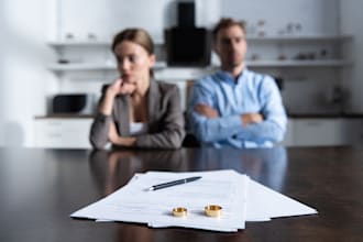 draft legal documents for divorce, child custody, or marital agreements