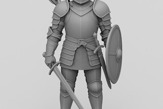 do 3d scan clean up edit repair 3dstl model and modify file for 3d print
