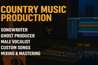 be your ghost producer for country music country ballad soul pop and rock song