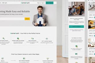 develop a real estate listing website, property rental with idx, mls integration