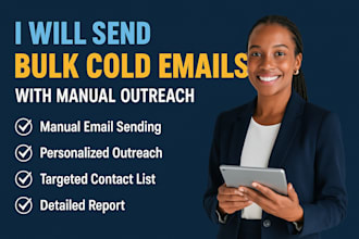 run mass email campaign, email campaign, send bulk cold outreach email manually