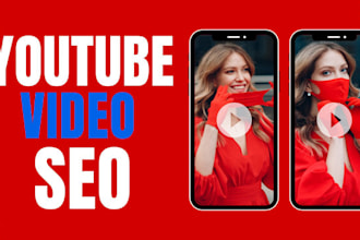provide youtube video SEO for organic ranking