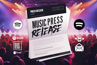 distribute your music press release to top blogs and PR outlets