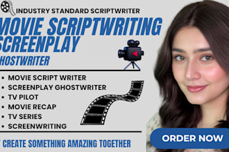 do scriptwriting , screenplay, movie script, TV series, comedy script