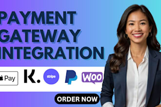 integrate stripe paypal klarna apple pay any payment gateway api into saas app