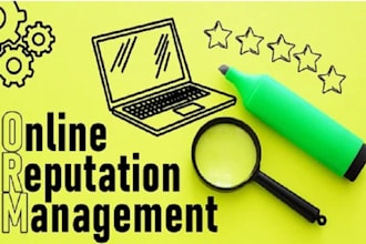 reverse SEO to suppress negative links, do online reputation management ORM