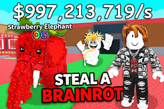 do roblox full game creation, steal a brainrot, grow a garden or simulator game