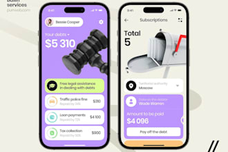 develop a fintech finance app, banking and money transfer app