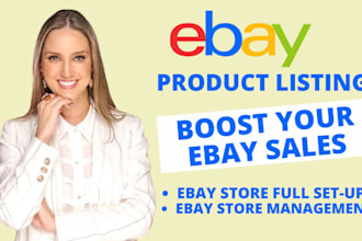do ebay listing, ebay seo listing, ebay lister, ebay product upload ebay product