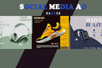 design product banner,flyer and social media poster