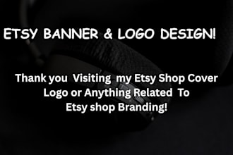 design luxury etsy shopify banner logo branding kit etsy order receipt banner