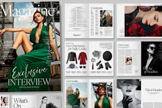 design magazine layout magazine cover booklet product catalog