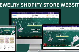 build wix jewelry website, squarespace jewelry store, shopify jewelry website
