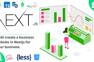 create high performance next websites with SEO and modern UI