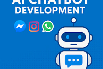 create an ai chatbot for facebook, instagram, or whatsapp to boost sales