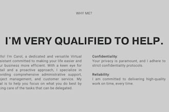be your reliable virtual assistant for admin and executive tasks