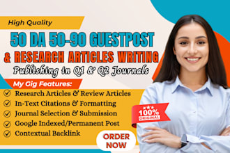 write HQ guest post, research article and publish in peer reviewed q1 q2 journal