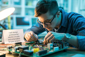 design professional electric circuits and schematics for your project