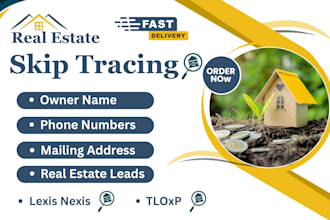 do skip tracing for real estate business