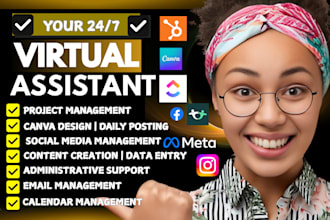 be your long term personal executive virtual assistant for daily and admin tasks