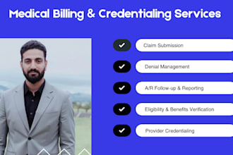 do medical billing as medical biller, ar, credentialling and  enrolment