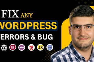 fix wordpress issues, bugs, errors, woocommerce problems