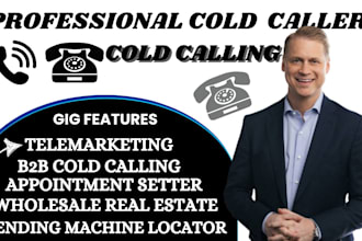 cold caller, real estate cold calling wholesale real estate appointment setter