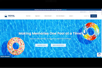 swimming pool pool website swimming pool website landing page to generate leads