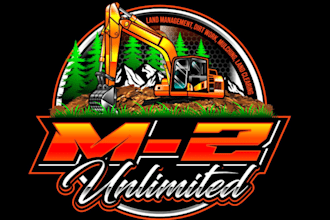 design greatest powerful land clearing logo
