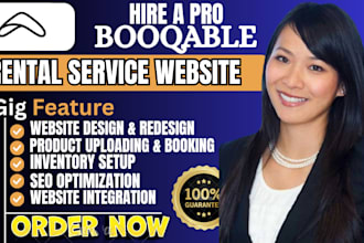 build booqable rental service website online booking booqable website redesign