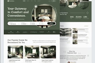 luxury hotel website, travel website with payment integration, booking system