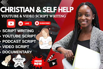 write ugc, youtube script video script on self help, life coach, holistic living