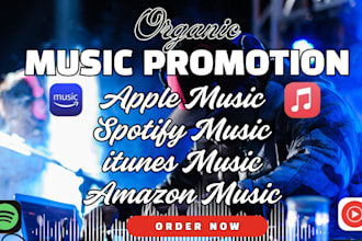 do apple music spotify music itunes music deezer tidal amazon music promotion