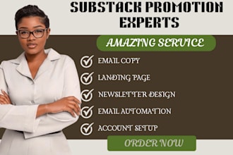 setup substack manage substack account design newsletter and activate audience