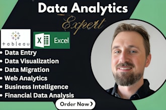 build excel dashboard with data visualization, kpi reports, and automation tools