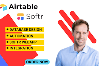 setup airtable database softr airtable, softr io webapp, airtable automation