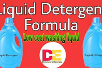 be your detergent formulations chemist for cleaning products