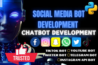 develop automated livestreaming youtube bot snapchat bot tiktok bot only fan bot