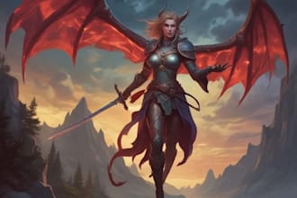 dnd character art and dnd character art