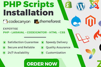install any PHP script on your server