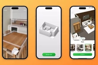 build ar app 3d scanner app for body, room floor scanning app lidar sensor app