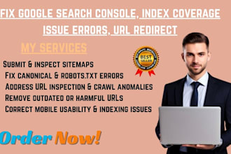 fix google search console index coverage issue errors url redirect