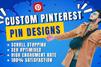 design scroll stopping custom pinterest pin designs