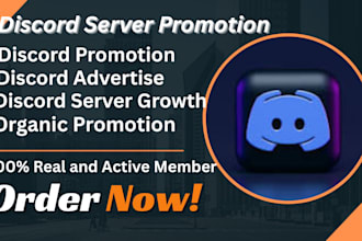 grow and promote your discord server organically with real members